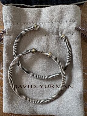 2 Authentic David Yurman Bracelets - Size Medium